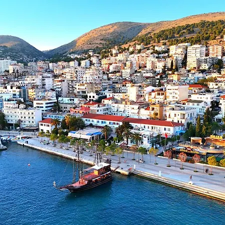 Penthouse With Sea View In Apartment Sarande